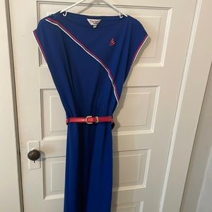 Vintage, one of a kind boatneck dress